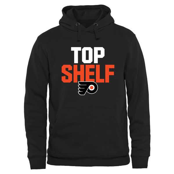 Men's Philadelphia Flyers Top Shelf Pullover Hoodie - Black,We sell and wholesale Men's Philadelphia Flyers Top Shelf Pullover Hoodie - Black on line form chian!